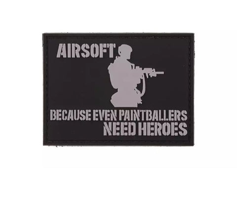 Patch „Even Paintballer need Heroes”