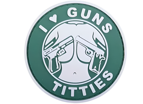 Patch „ I Love Guns Titties”