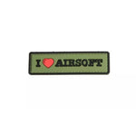 Patch „I love Airsoft”