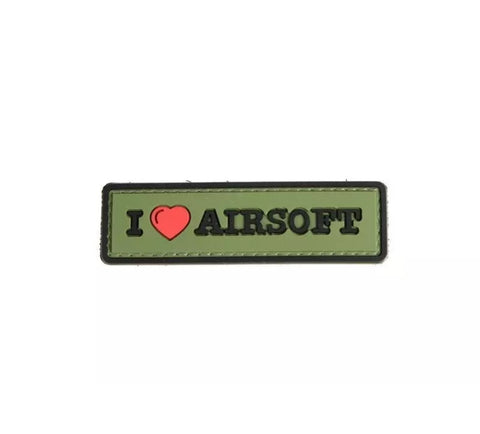 Patch „I love Airsoft”