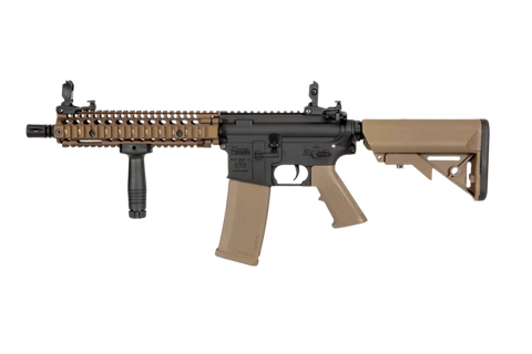 Airsoft Gewehr Specna Arms Daniel Defense® MK18 SA-E19 EDGE™ Kestrel™ ETU 1.14 J Chaos Bronze