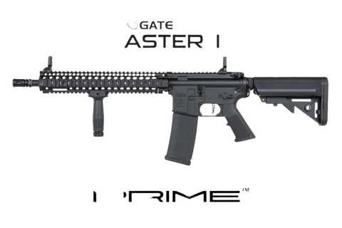 Airsoft Gewehr Specna Arms Daniel Defense® MK18 SA-P26 Prime™ Aster II ETU mit bürstenlosem Motor Schwarz