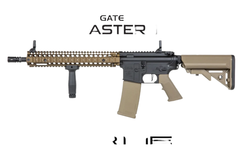 Airsoft Gewehr Specna Arms Daniel Defense® MK18 SA-P26 Prime™ Aster II ETU mit bürstenlosem Motor Chaos Bronze