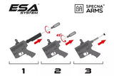 Airsoft Gewehr Specna Arms SA-E12 PDW EDGE™ Kestrel™ ETU 1.14 J Schwarz