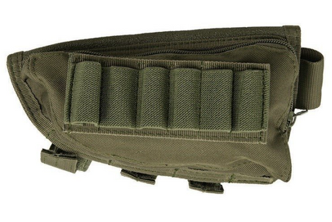 Shotgun Stock Shell Pouch - Olive