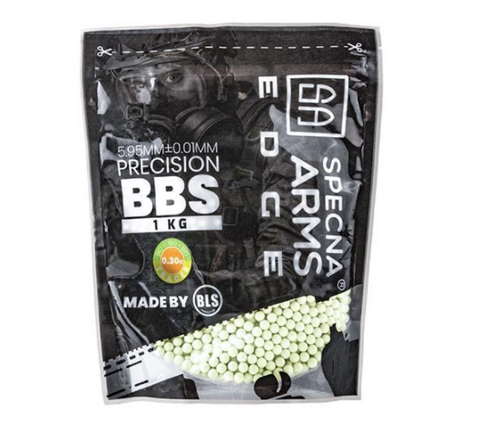 0.30g Specna Arms EDGE™ Tracer BIO BBs - 1kg - Grün