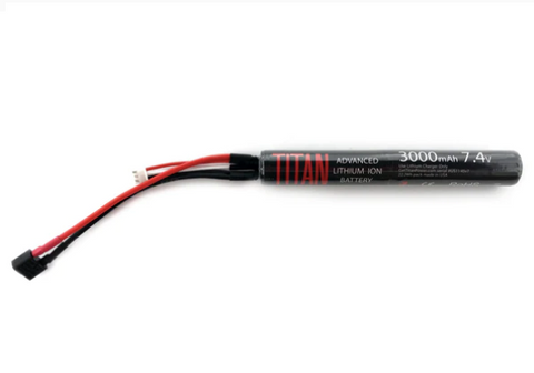 TITAN 3000mAh Li-ION 7.4v Stick T-Plug